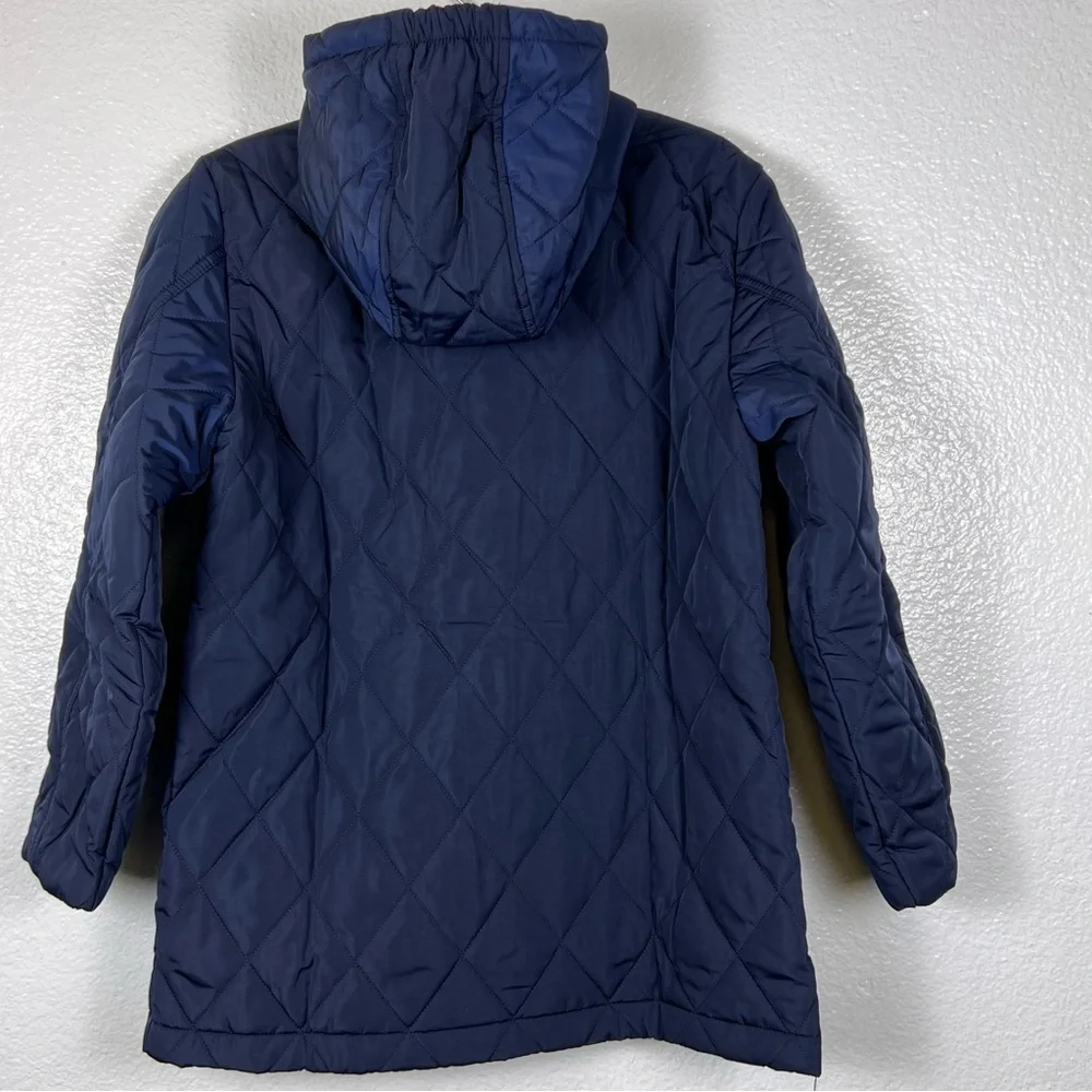 Amazon Essentials Kids Dark Blue Quilted Jacket L